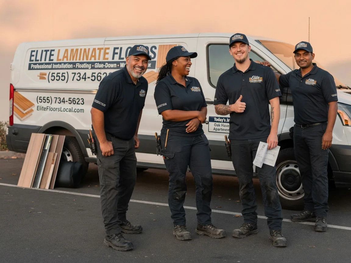 Laminate flooring installation company in Sherrill, IA